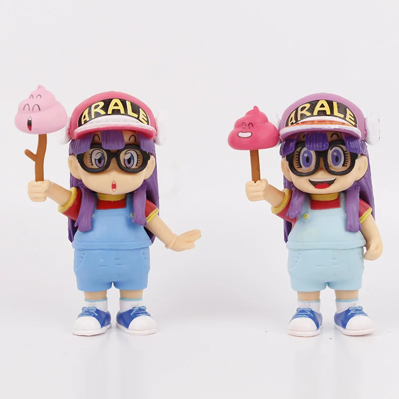 Доктор Сламп 6 шт. Arale Poo-poo Cloud ПВХ статуя фигурка стол Коллекционная модель