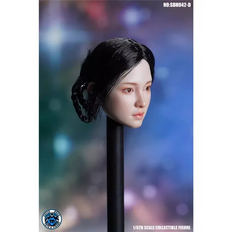 Супер утка 1/6 фигурка голова Лепка модель SDH042 азиатская Красота женская резьба