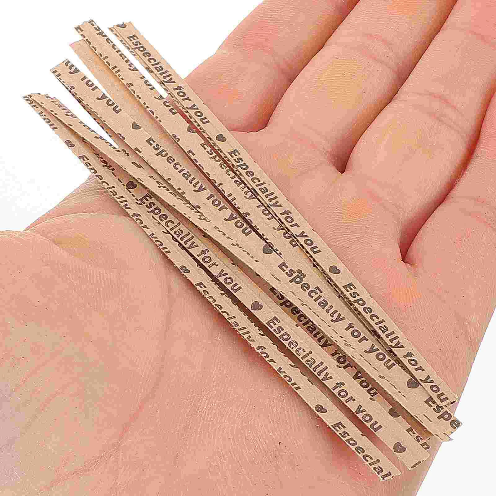 1000 шт. крафт-бумага измельченный хлеб конфеты сумка закрутки завязки