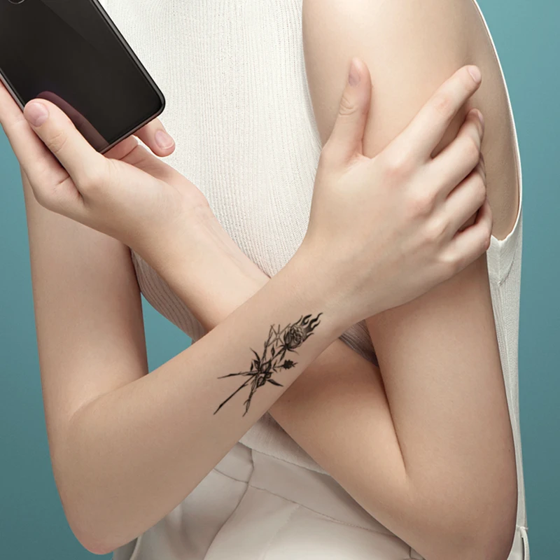Модная Временная тату-наклейка для женщин