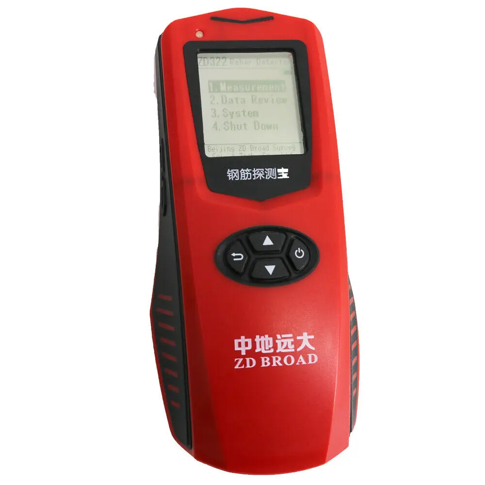 

Newest ZD322 Handheld Rebar Detector Integrated Steel Bar Scanner Rebar Diameter Scanner Concrete Protective Layer Tester ZD-322