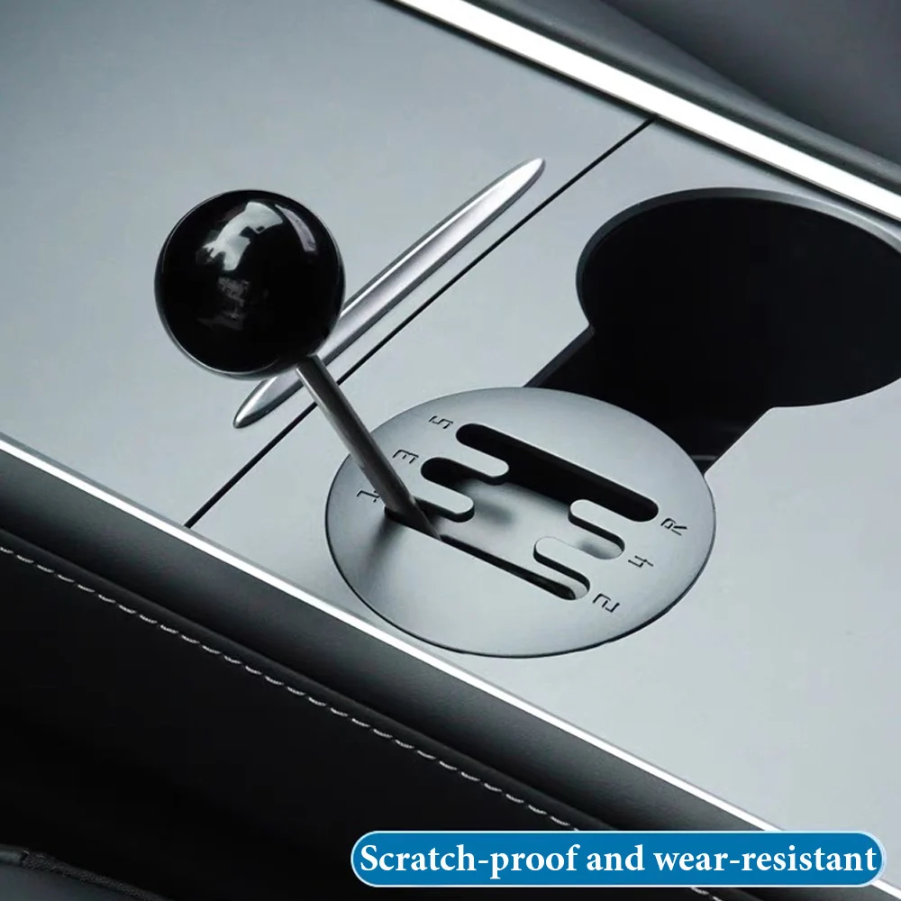 

1PCS Gear Shift Lever Water Cup Decompression Manual Decompression Modified Decoration Accessories For Tesla Model 3 Y 2021-2023
