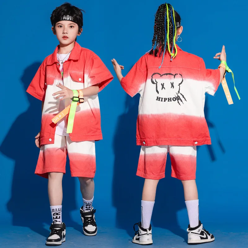 

Детский летний костюм-двойка с шортами и коротким рукавом, размеры 4-16 лет