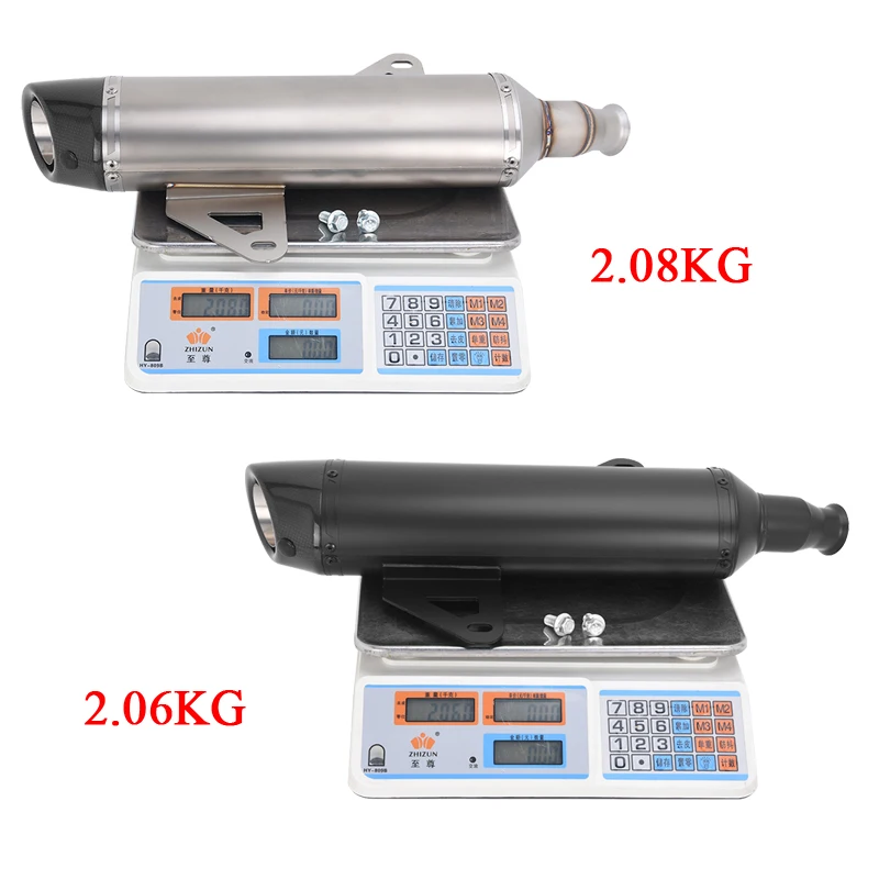 Фото Насадка для выхлопной системы мотоцикла ZONTES ZT368 ZT 368 G D E M K 2026 2027, модифицированный глушитель из углеродного волокна с DB-киллером. №3