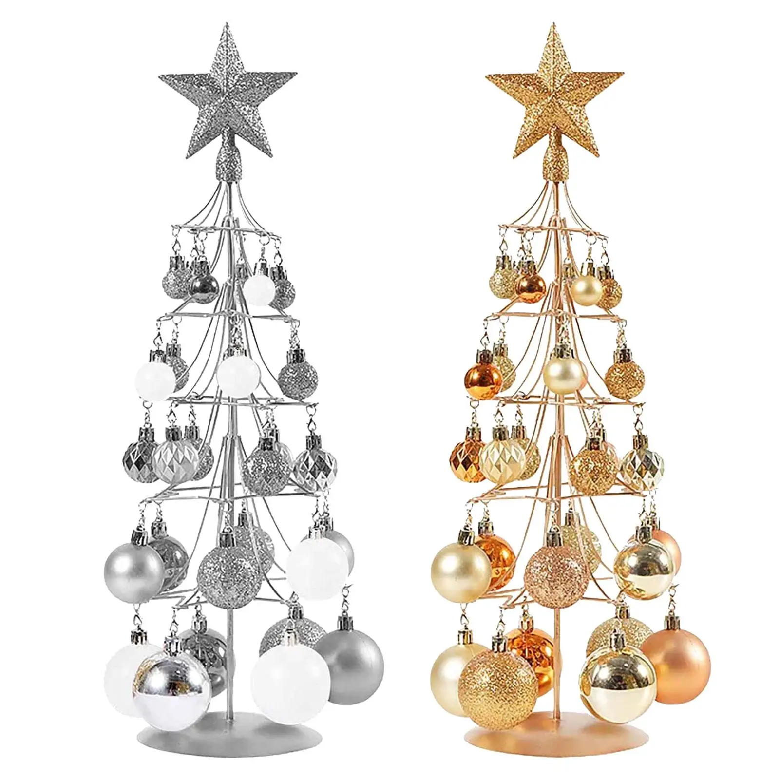 

Металлическая Рождественская елка, спиральный держатель, Рождественские елочные украшения, сезонный подарок, поделка для домашнего декора