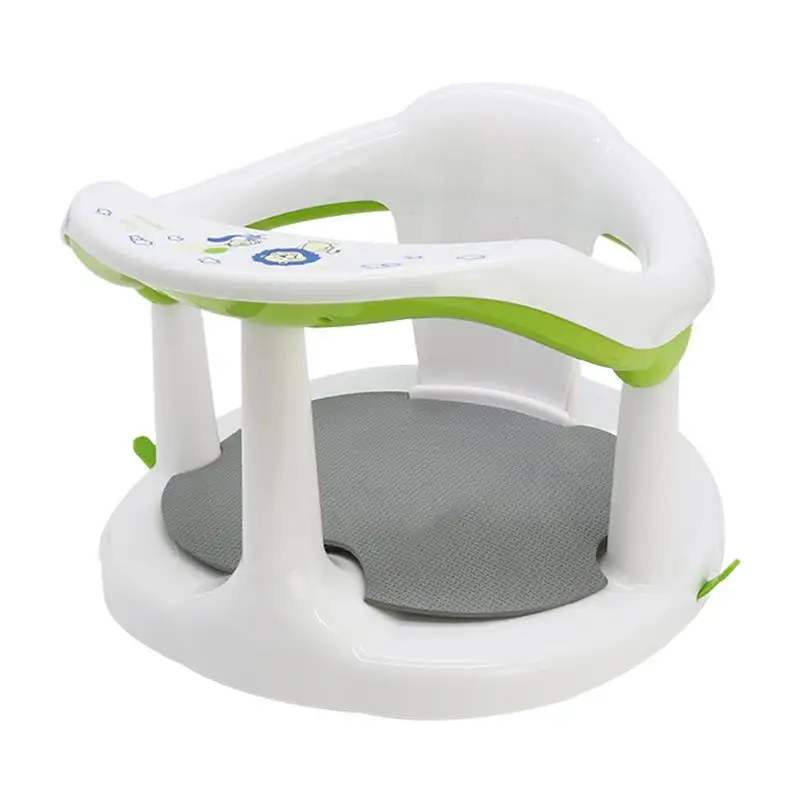 

Нескользящее и удобное детское сиденье для ванны со спинкой и присосками, переносное безопасное кресло для младенцев 6-18 месяцев