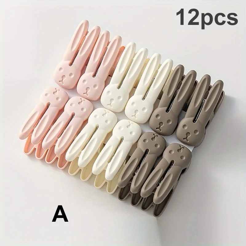 

12 шт. сверхпрочных прищепок для белья, зажимы для веревки для стирки, прищепки без следов, ветрозащитные зажимы