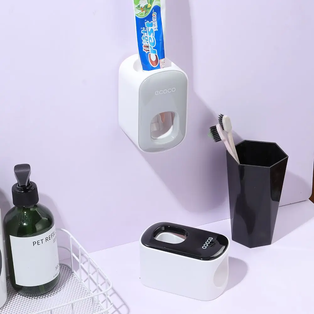 

Настенный автоматический набор аксессуаров для ванной комнаты, держатель для зубной щетки