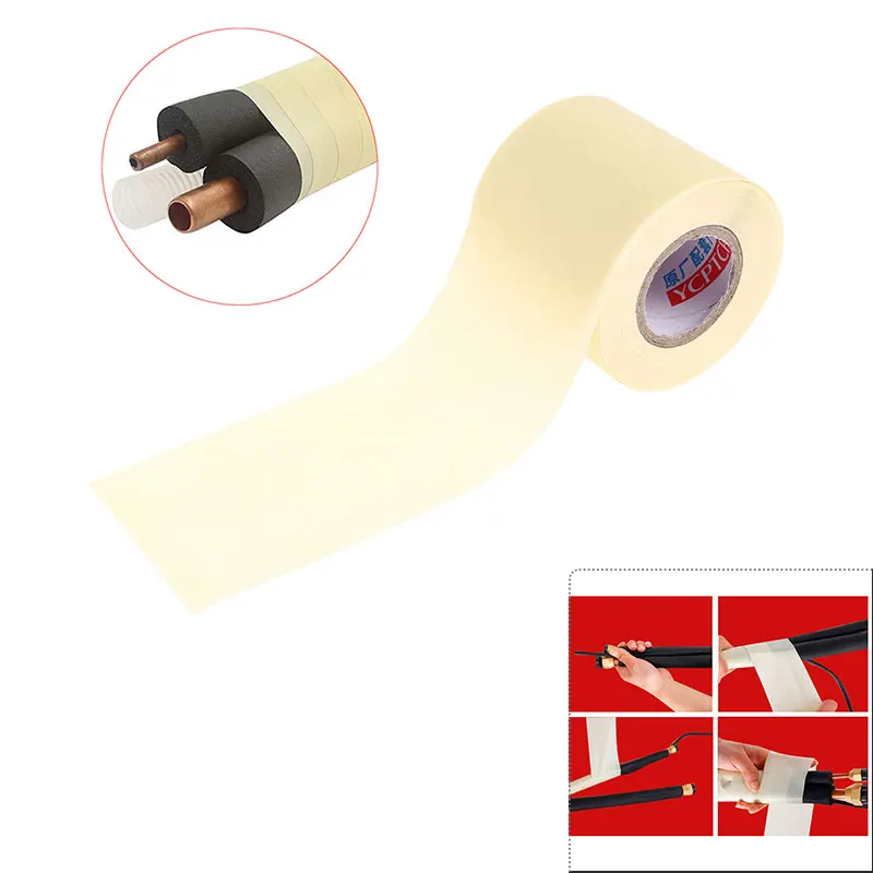 

Air Conditioning Installation Dedicated Wrapping Tape Sponge Insulation Pipe Copper Tube Bandage High-Quality Waterproof Fitting