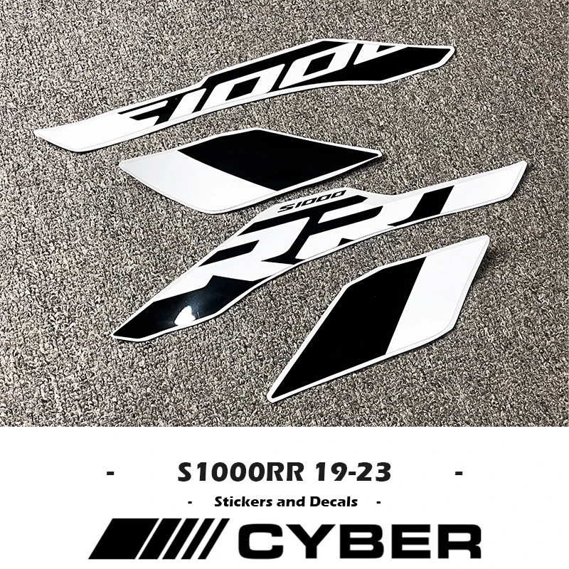 Мотоциклетные полные автомобильные наклейки для BMW S1000RR RR 2019-2023, красная версия автомобиля, новая наклейка на обтекатель, наклейка
