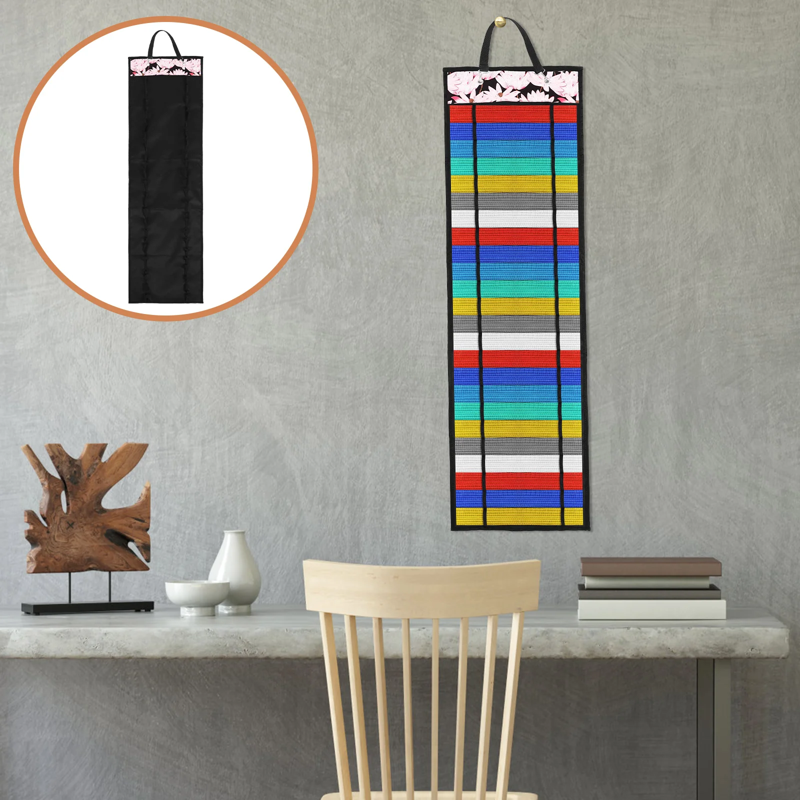 

Karate Belt Holder Display Hanging Organizer Ornament Stand Roll Paper Storage Taekwondo Oxford Cloth