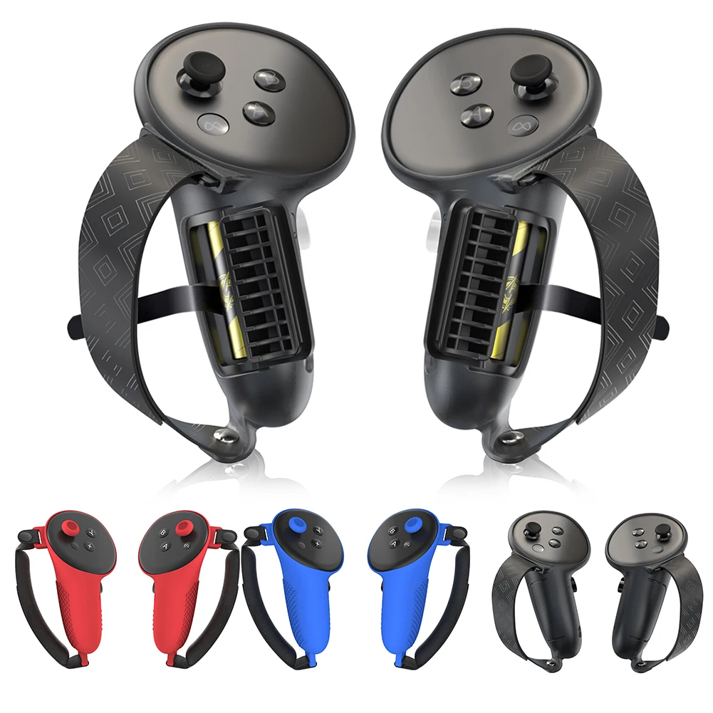 Силиконовые Захваты контроллера с ремнями для суставов и отверстием батареи