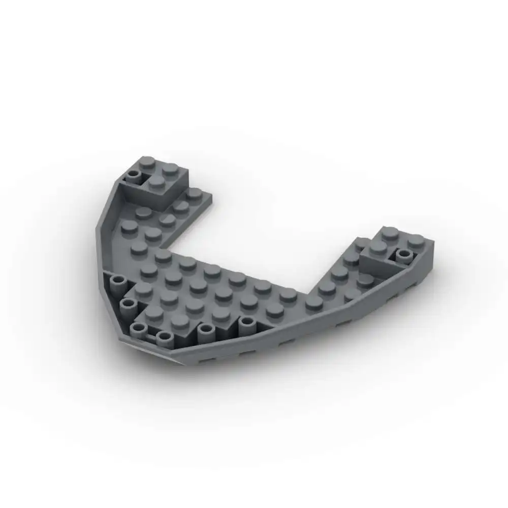 Фото MOC 1 шт. 47404 Носовая часть лодки 10x12x1, открытые строительные блоки, детали корабля, высокотехнологичные сборные игрушки, подарки для детей №4