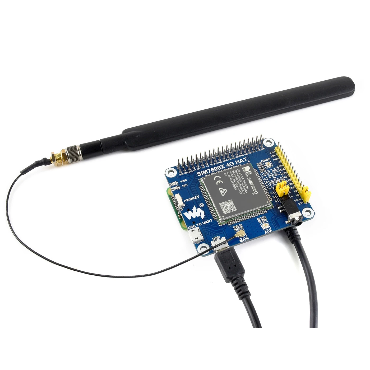 

4G LTE SMS GPS GNSS модуль шляпа стартовый комплект для RPI Raspberry Pi 4 Модель B 4 ГБ 8 ГБ 3 3A 3B Plus Zero 2 Вт Плата расширения