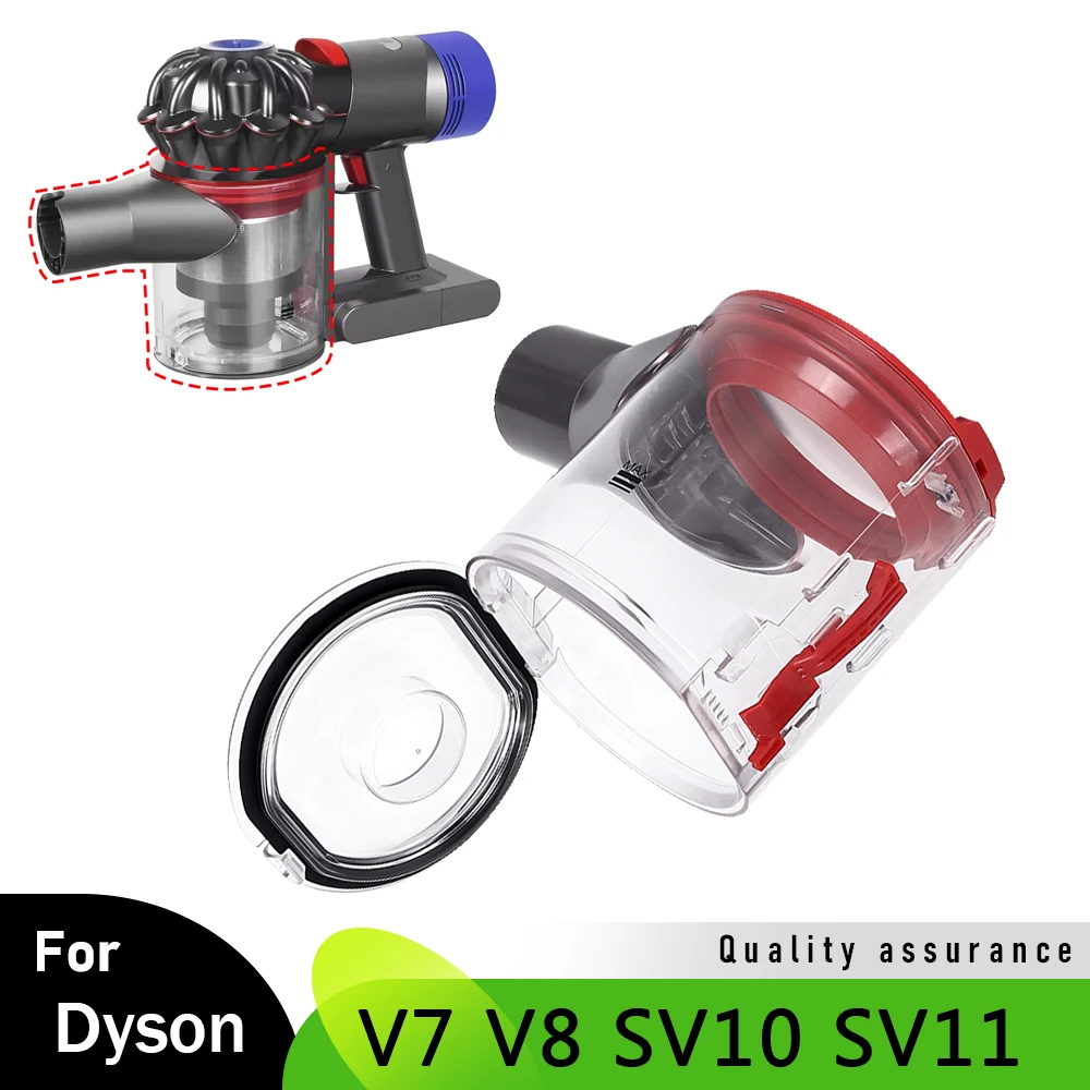 Фото Сменный контейнер для мусора для пылесосов Dyson V7 V8 SV10 SV11, ручной беспроводной пылесос, аксессуары, запасные части. №1