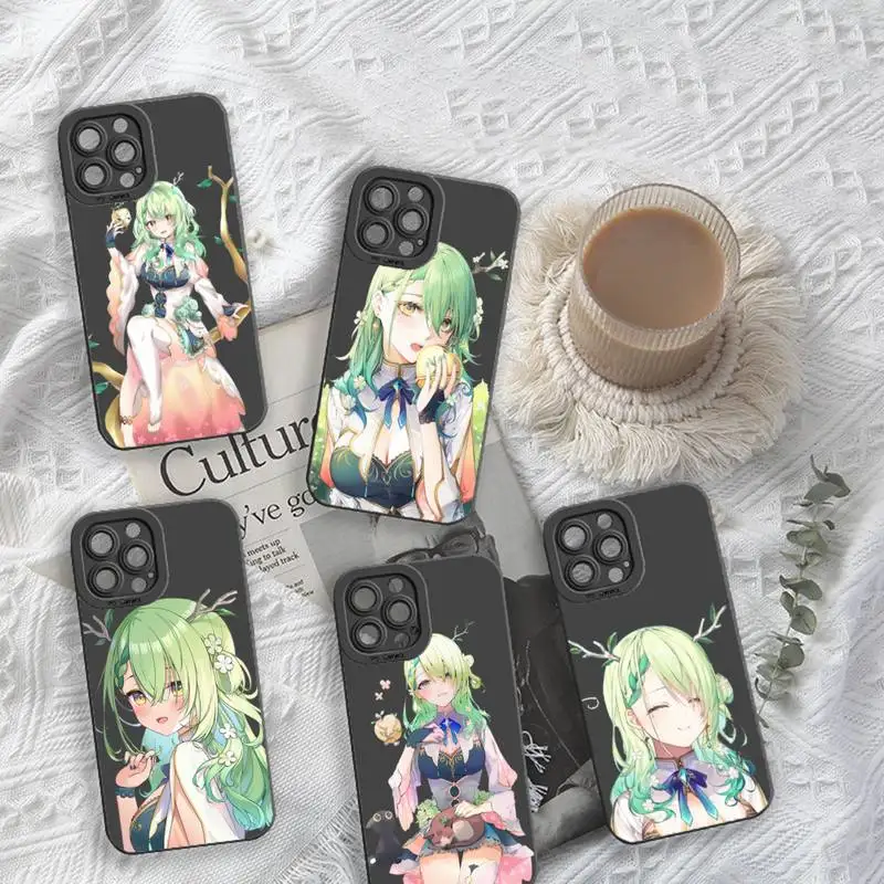 

Ceres Fauna Phone Case For iPhone 13 12 11 Pro MAX Mini X XS XR 7 8 Plus Camera Lens Liquid Silicone