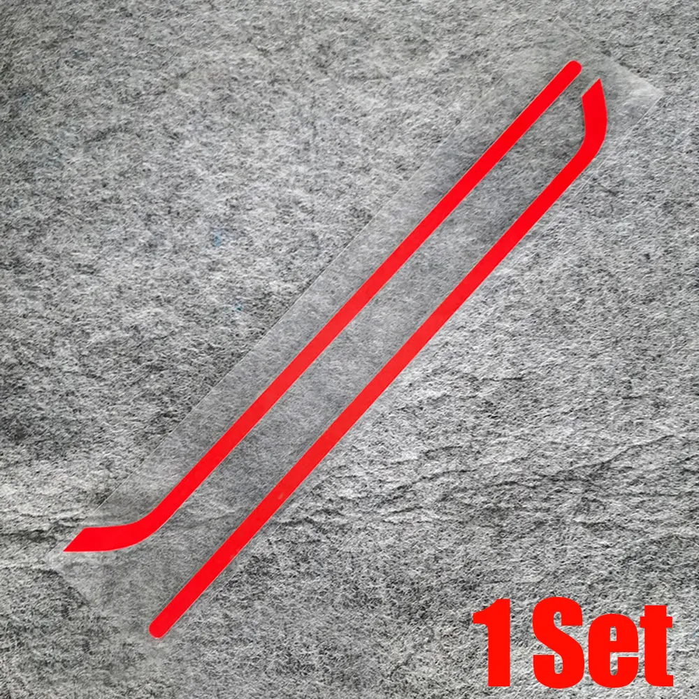 

Автомобильное зеркало заднего вида, Стайлинг, декоративная полоса, наклейка, авто зеркало заднего вида, красная линия, наклейки для Volkswagen VW GOLF 7