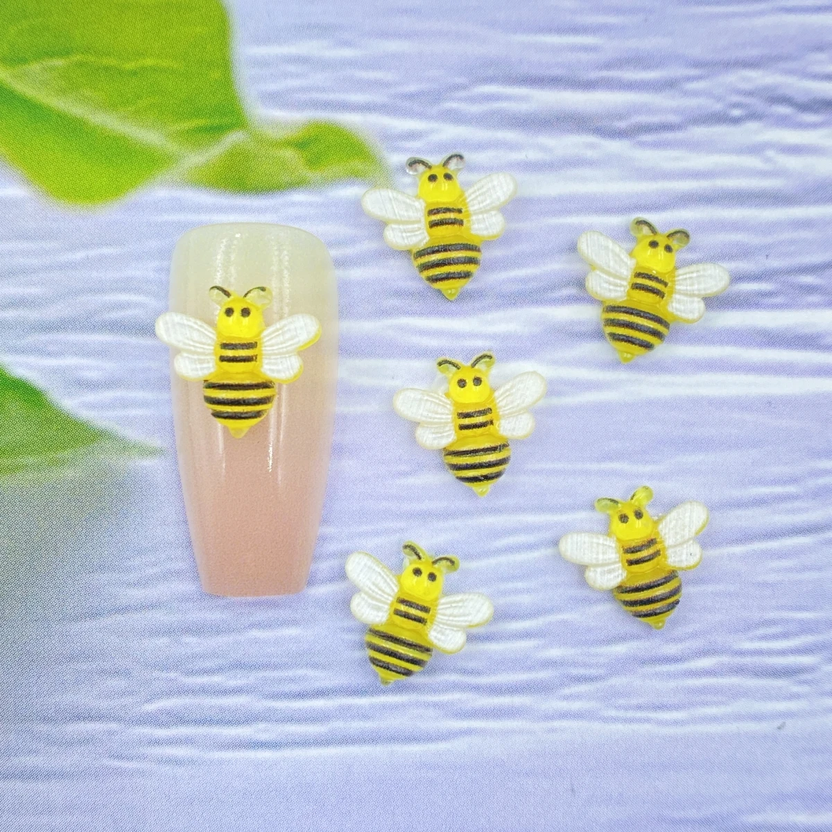 50 шт. милые пластиковые фигурки для дизайна ногтей