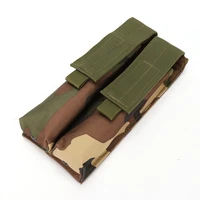 high quality 600d nylon airsoft molle p40 ump45 mag pouch magazine pouch hunting doule mag holder