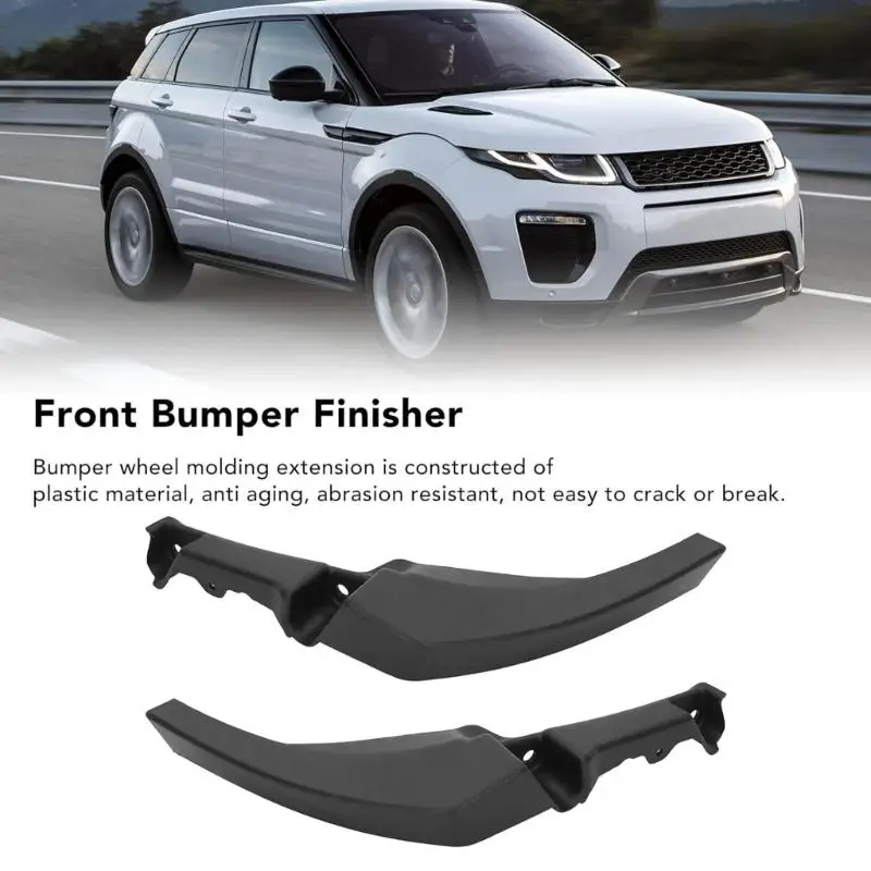 

1 пара накладок на передний бампер автомобиля для Evoque 12-15 LR028550 LR028551, сменный удлинитель колеса бампера
