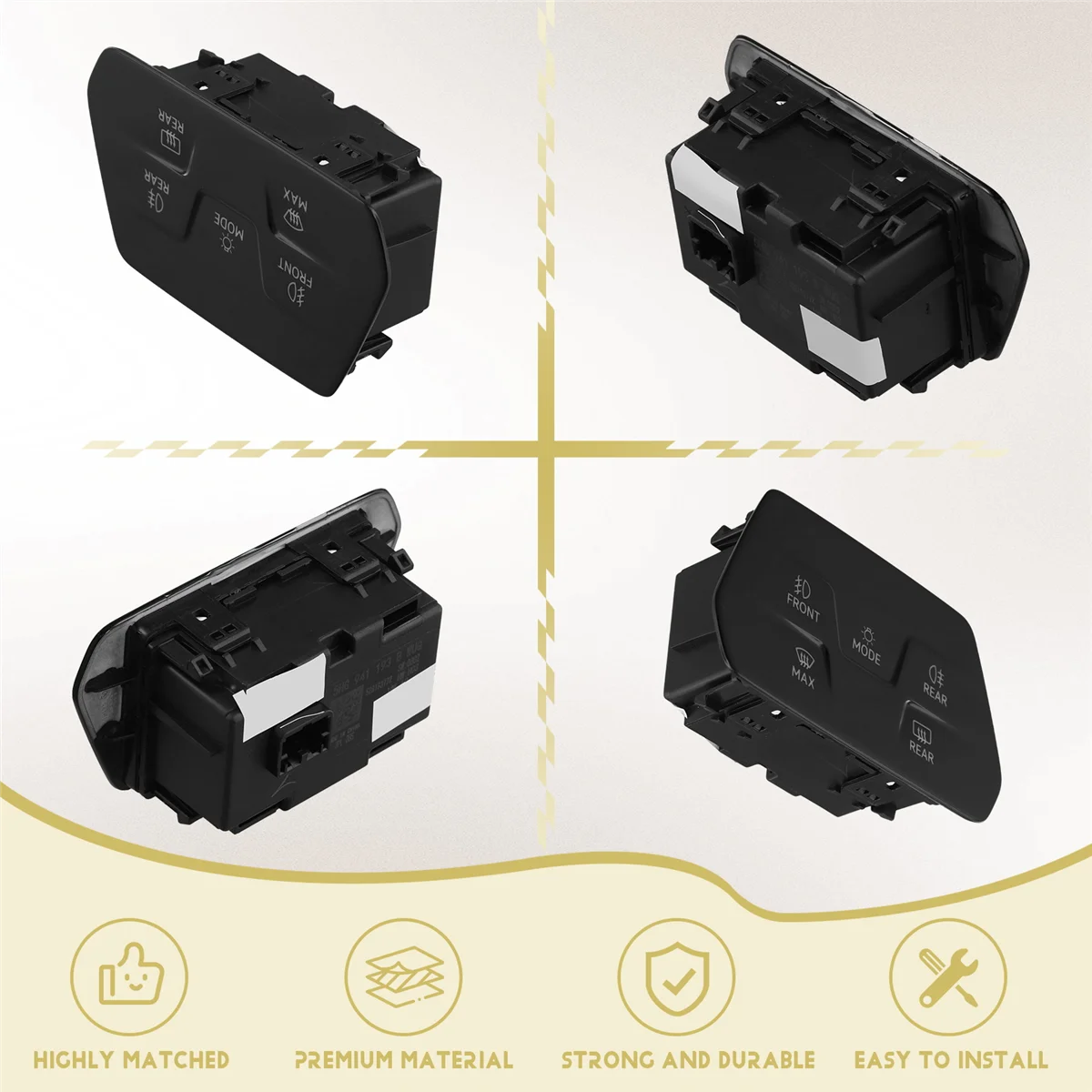 Сенсорный экран автоматический переключатель фар кнопка противотуманной фары