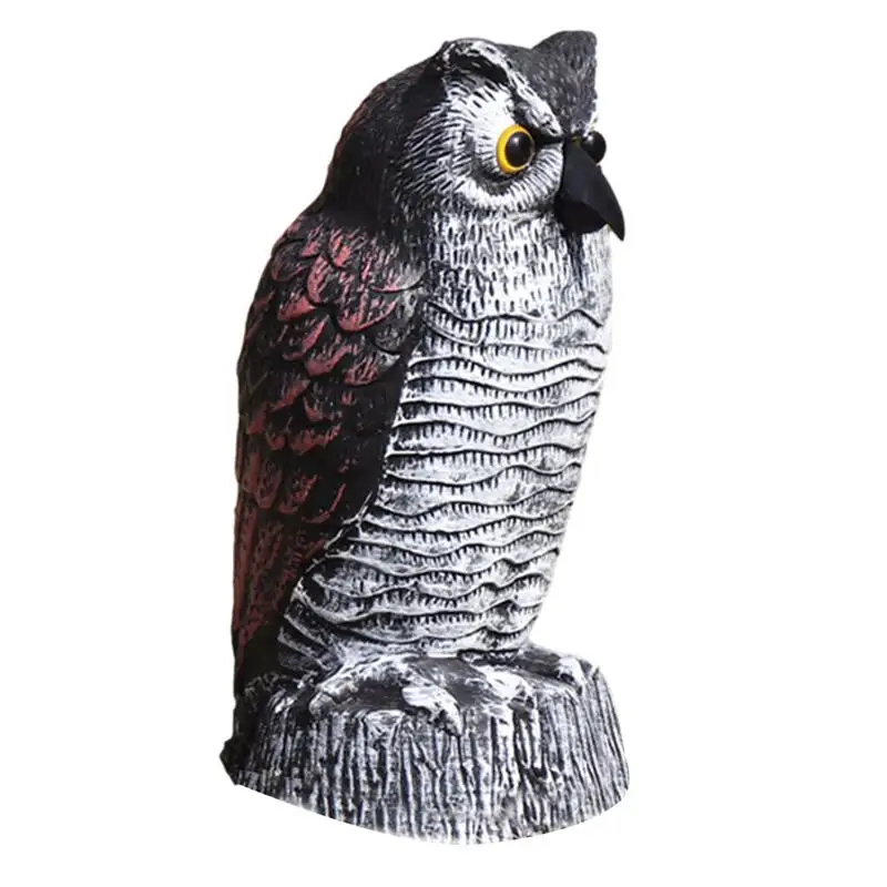 

Owl Decoy Bird Scarer Garden Owl Scarecrow Outdoor Lawn Ornament Fake Owl Outdoor Yard Garden Protectors Deter Birds Squirrels