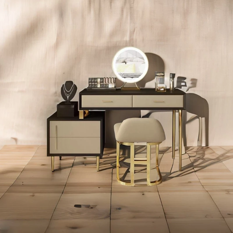 Прикроватная тумбочка Комод Дешевая одежда Комната Спальня Роскошная мебель