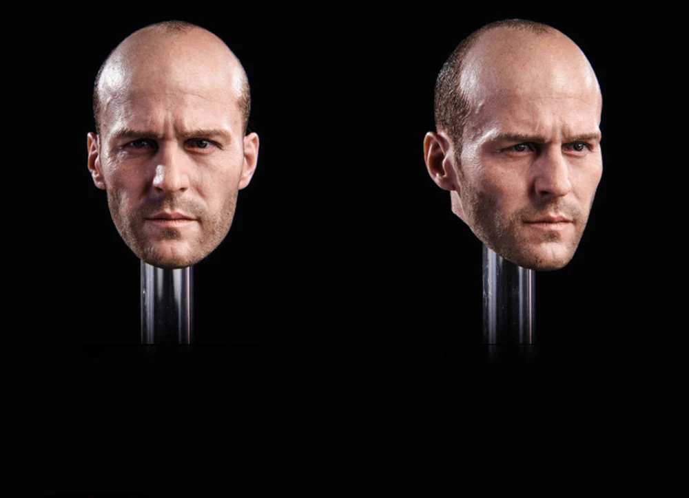 GACTOYS GC023 1/6 Male Hero Star Movies The Expendables Jason Tough Man Statham  Head Sculpture For 12inch Action Figures