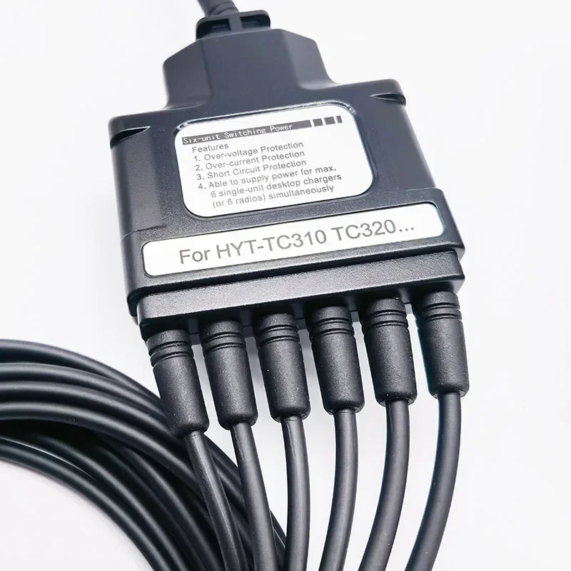 Многофункциональный 6-контактный зарядный кабель-адаптер для HYT Hytera TC310 TC320 TC-310