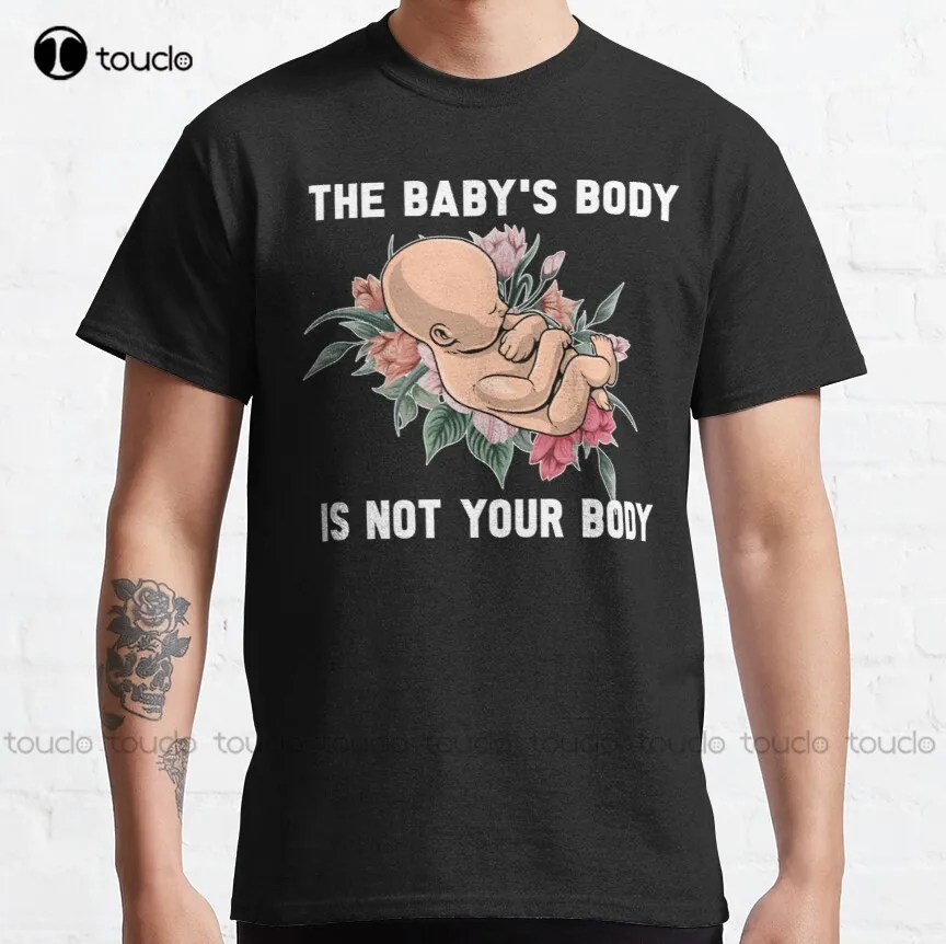 

Anti Abortion Pro Life Choose Life Classic T-Shirt T Shirt Print Printer Custom Aldult Teen Unisex Digital Printing Tee Shirts