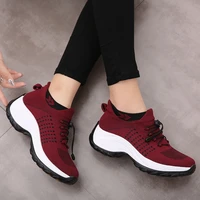 tenis de mujer casual walking shoes for women lightweight shake shoes thick bottom increasing height sports footwears breathable
