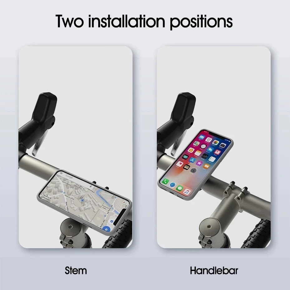 universal mountain bike handlebar stem phone holder aluminum bicycle moto motorcycle mount clamp with ultra lock 2nd gen free global shipping