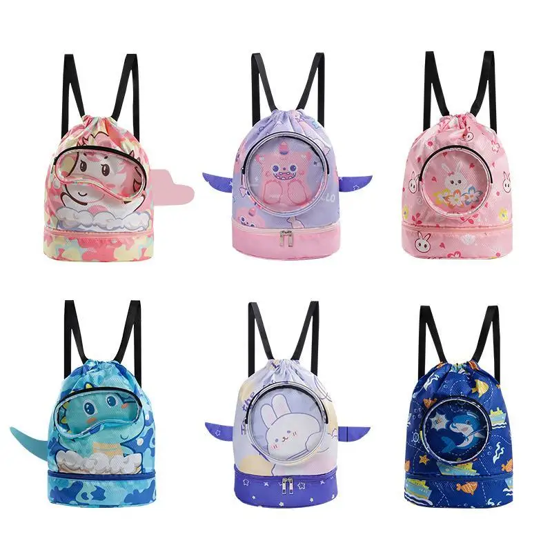 

Beach Swim Bags Adjustable Dry Wet Separation Drawstring Beach Bag For Sport Swimming Travel Fitness Beach Backpack Carry-on