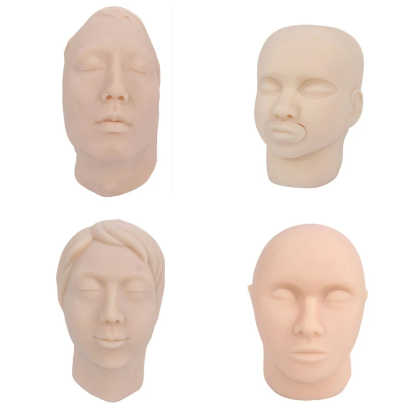 

Silicone Head Injection Model Micro-Plastic Teaching Model Human Head Model Mannequin Face Model for Doctor Esthetician