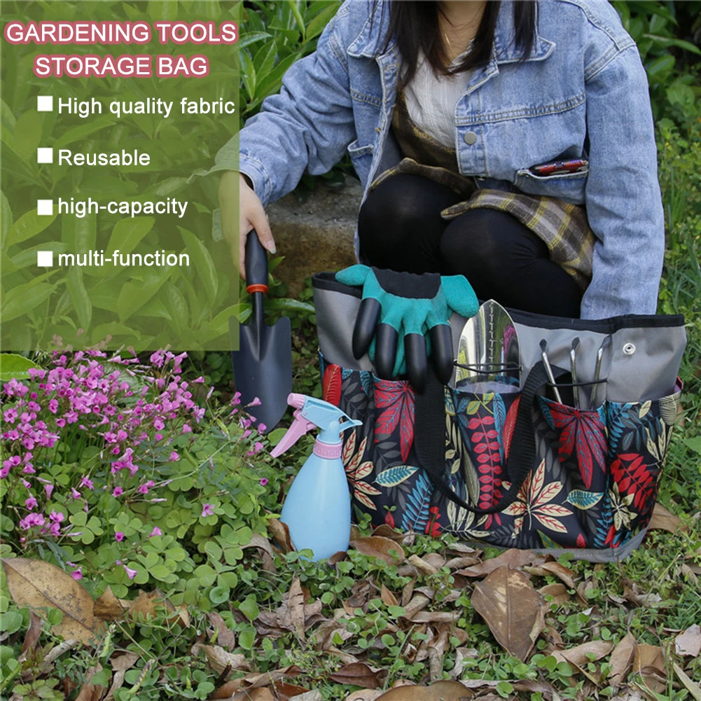 

Multifunctional Gardening Storage Bag Organizer Portable Garden Tool Kit Handbag Household Garden Planting Elements