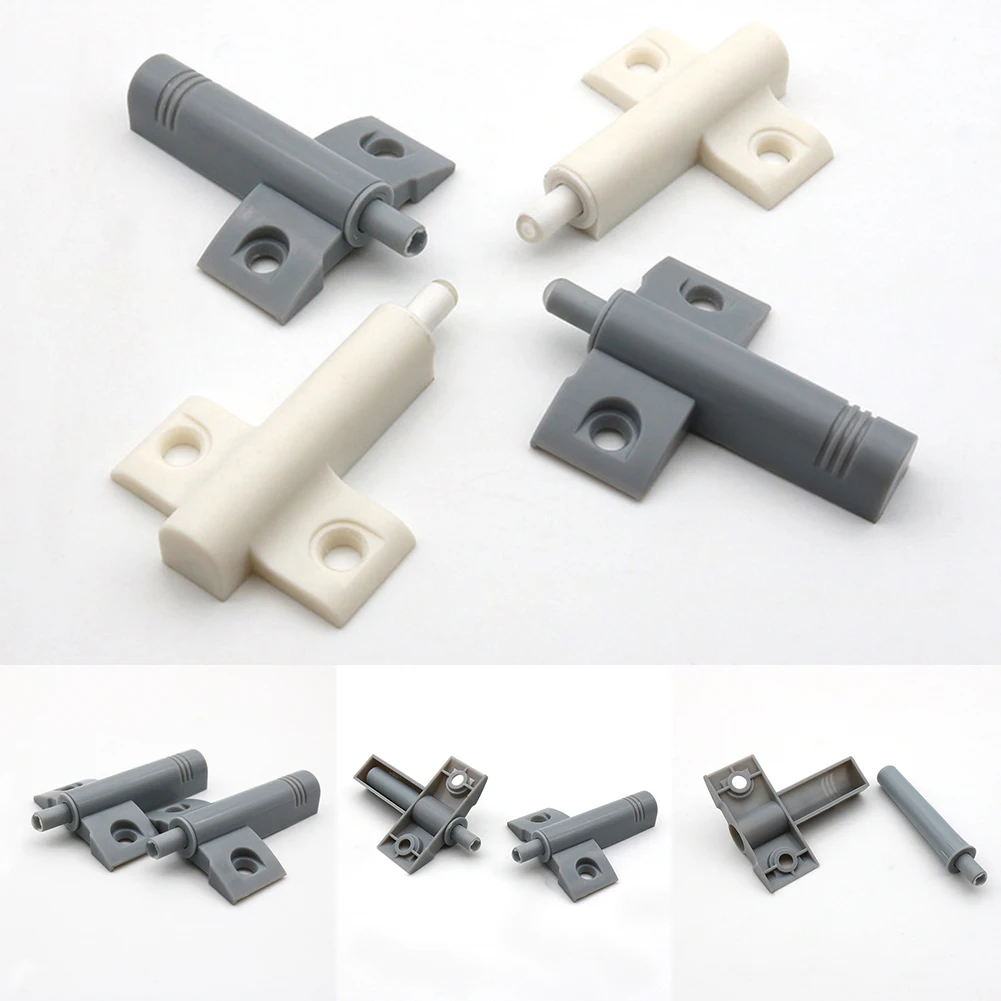 

Серые защелки для шкафа, белые баферы для двери, стоп для кухонного шкафа, бесшумные мягкие закрывающие мебельные принадлежности, дверной о...