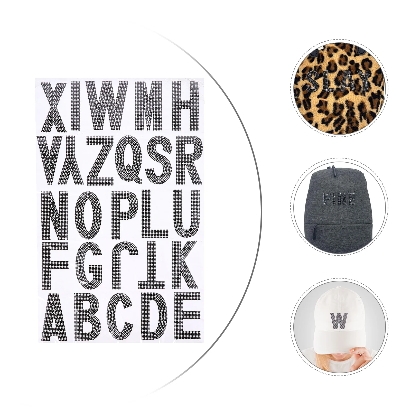 

26Pcs Handicraft DIY Rhinestone Adhesive Alphabet Letter Stickers Decoration