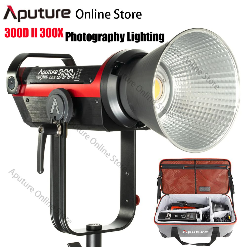 

Aputure LS C300d II 300d II LED Video Light COB Light 5500K Daylight Studio Photo Light Photography Lighting Lamp for SLR Camera