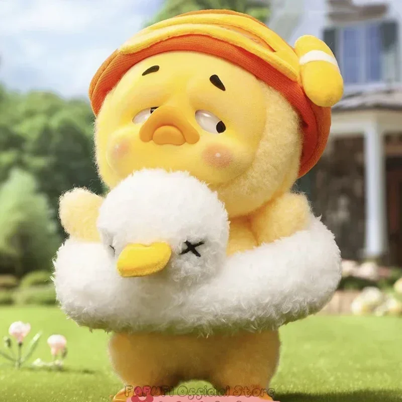 Фото Upsetduck 2 Act Серия милых плюшевых уточек: Слепая коробка-сюрприз, игрушки-загадки, аниме-украшения для рабочего стола, коллекционный подарок, подарок на день рождения №4