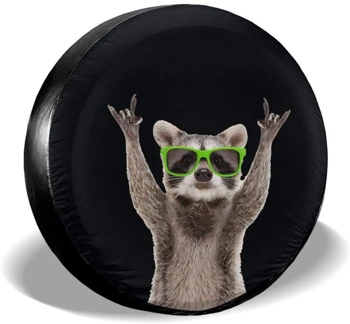 Hitamus Funny Raccoon Spare Tire Cover For Jeep Wrangler Rv Suv Camper  Travel Trailer Accessories 14 15 16 17 Inch - Car Covers - AliExpress