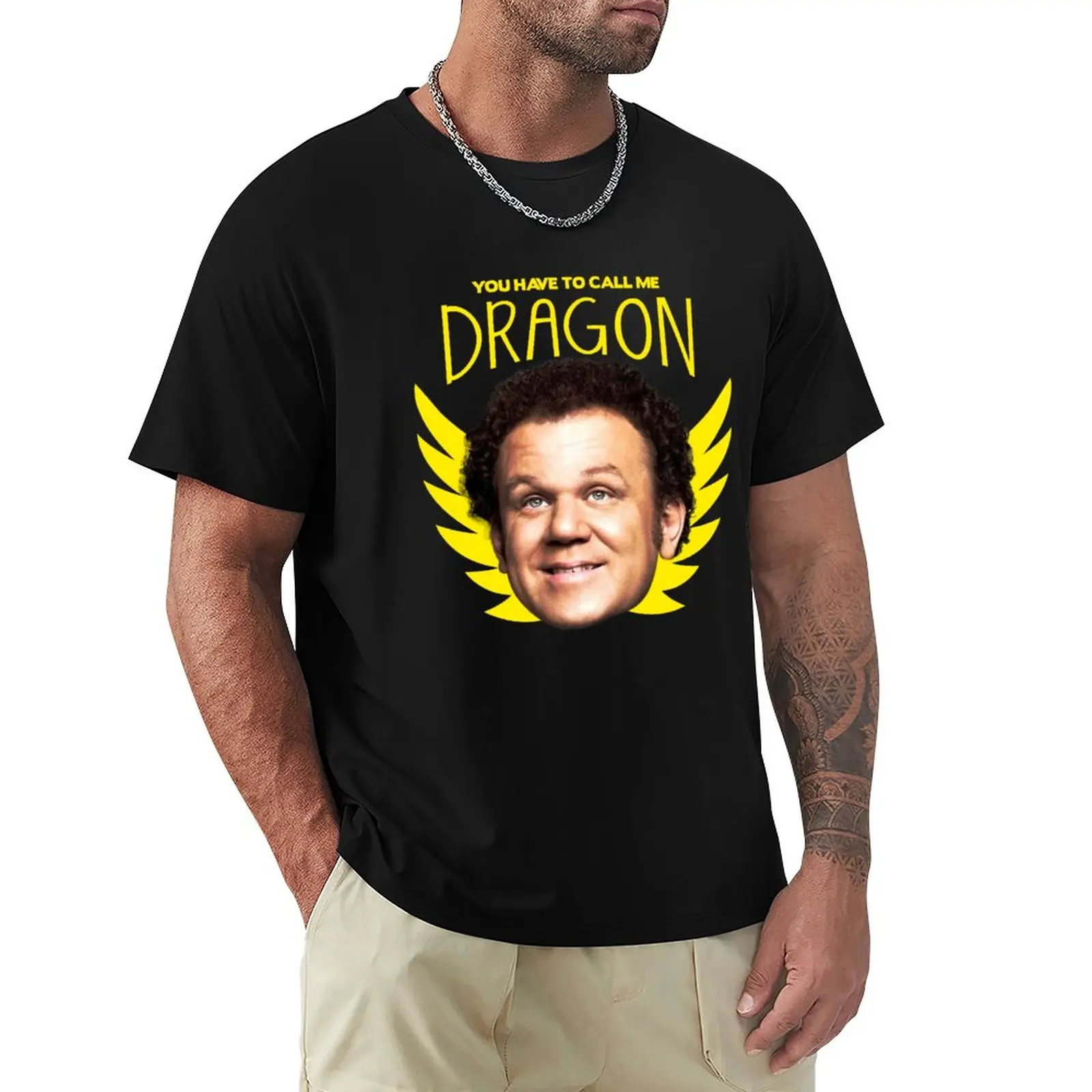 

Step Brothers You Have To Call Me Dragon T-Shirt Funny T Shirt quick-drying t-shirt Hippie Clothes Men T Shirt