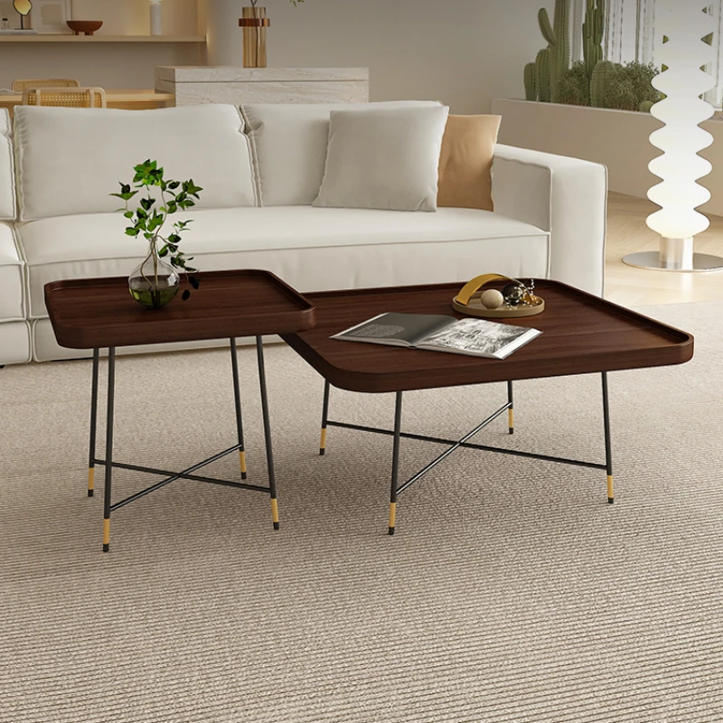 

Round Bedside Coffee Table Garden Minimalist Balcony Wood Living Room Center Tables Design Small Toaletka House Furniture YR50CB