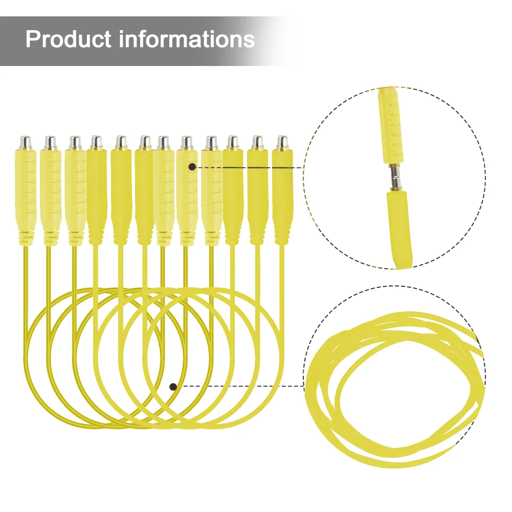 

20AWG Test Leads Test Wires 6PCS Alarm Panels Controls Boards Flexible Jumper Magnetic Sensors Silicon Switches