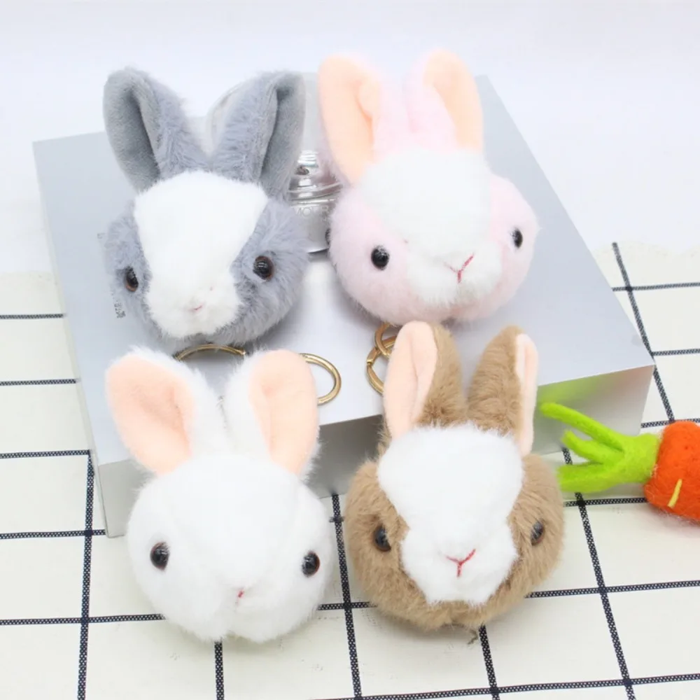 

Аксессуары для кукол с Белым Кроликом, плюшевый брелок для ключей с кроликом, подвеска с кроликом в виде Головы Кролика