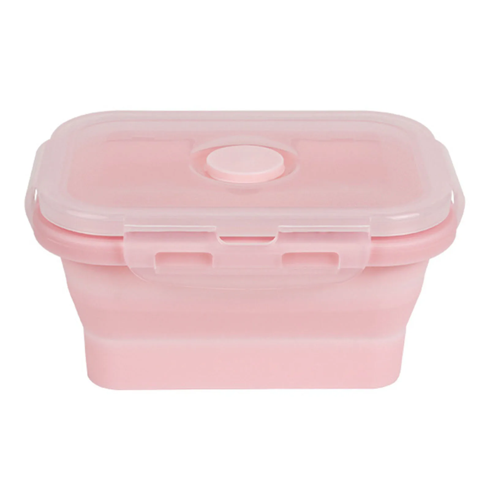 

Bento Lunch Box Fold Bento Fresh Lunch Box Divided Meal Box Plastic Student Office Worker Lunch Box Silicone Meal Box Kitchen
