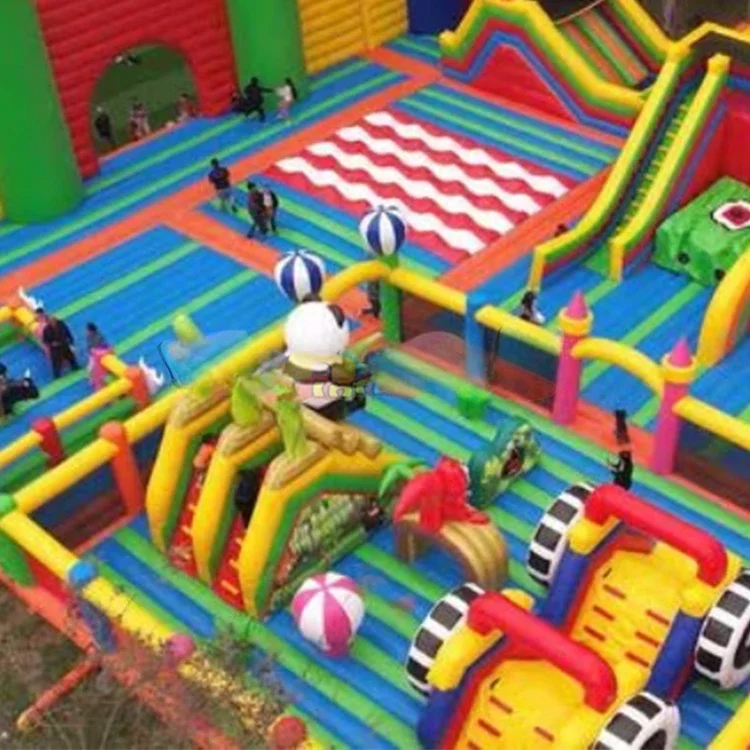 Коммерческий juegos надувной parque для маленьких больших взрослых игровая площадка