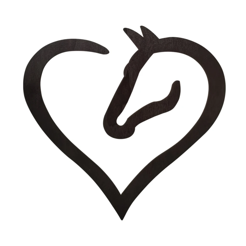 

Настольный винтажный Настенный декор в форме сердца для гостиной, деревянный домашний декор для спальни, знак лошади, украшение для влюблен...