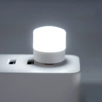 usb plug lamp charging usb small book lamps led eye protection reading light home lighting bedroom computer led round lamp