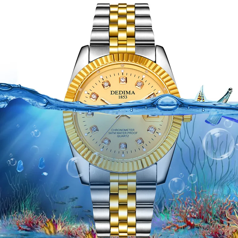 Men/Madam Watches Top Brand Luxury Quartz Watch Men Fashion Luminous Waterproof Wrist Watch Masonry watches Women's Watches