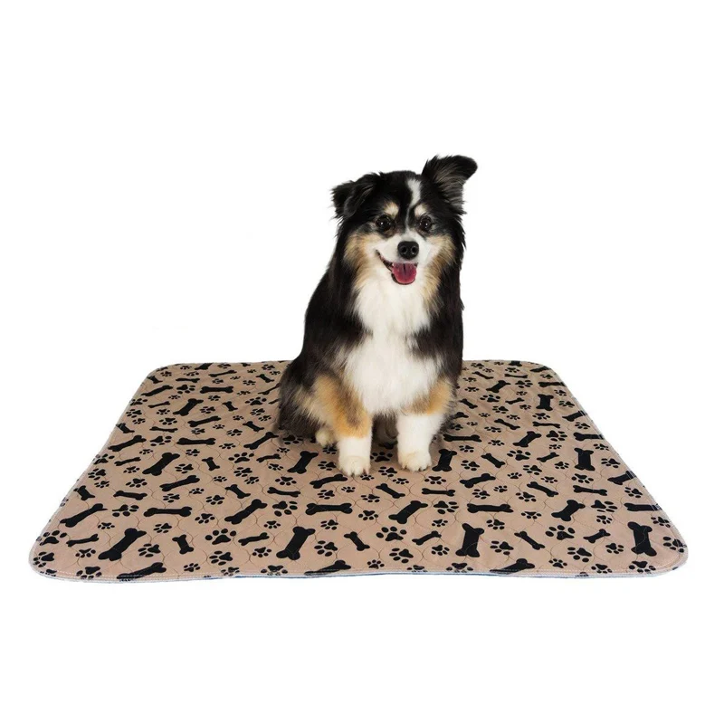 ZK20 Dropshipping Waterproof Reusable Dog Bed Mats Dog Urine Pad Puppy Pee Fast Absorbing Pad for Pet Sleep Soft Carpet Blanket